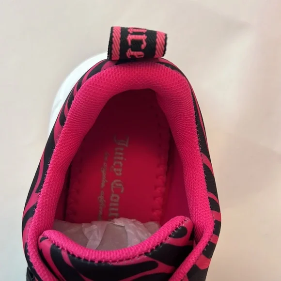 Juicy Couture Pink Zebra Sneakers - Picture 4 of 8
